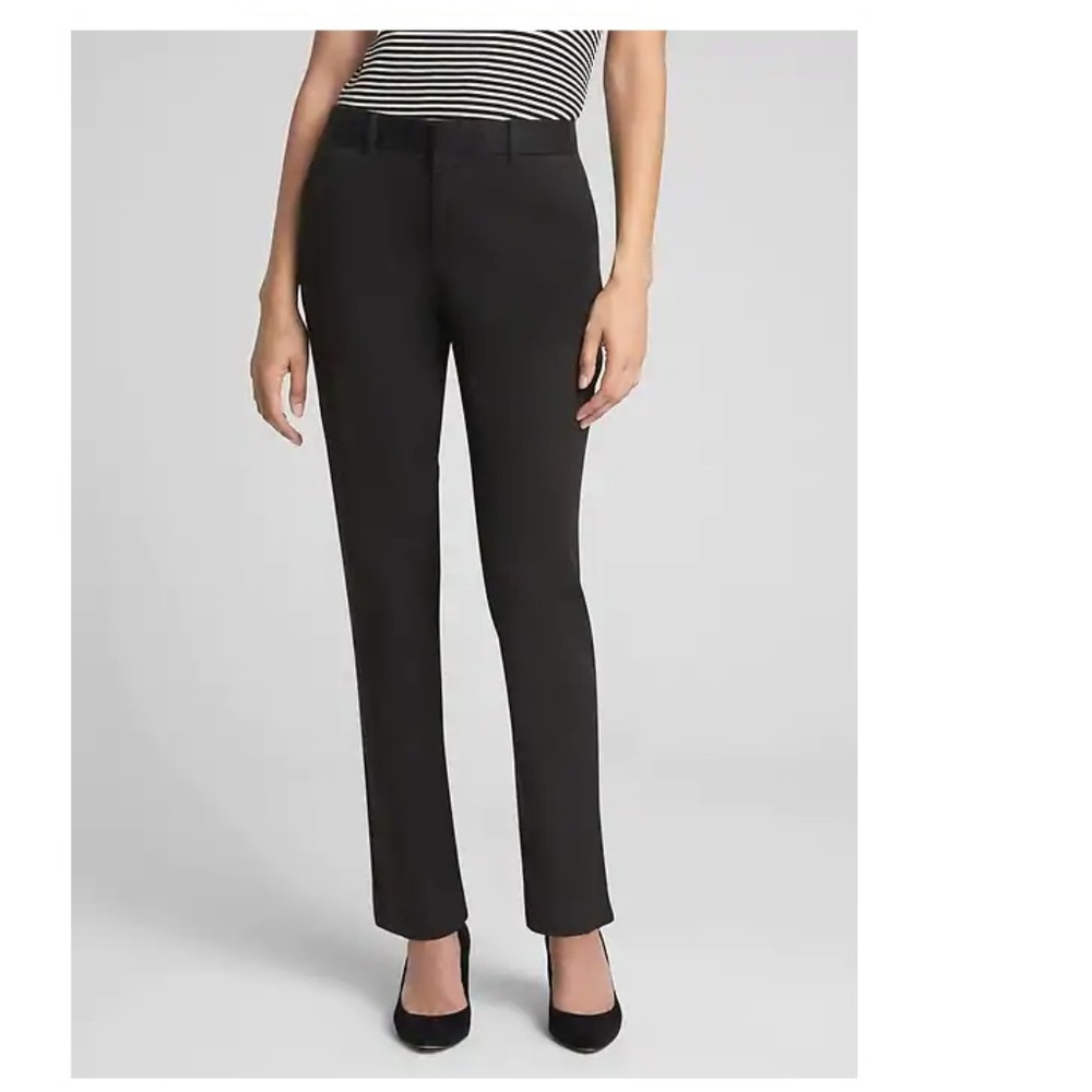 NWT Gap Slim City Twill Pants 00P Black v621